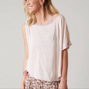 NEW Free People We the Free Pluto One Shoulder Tee